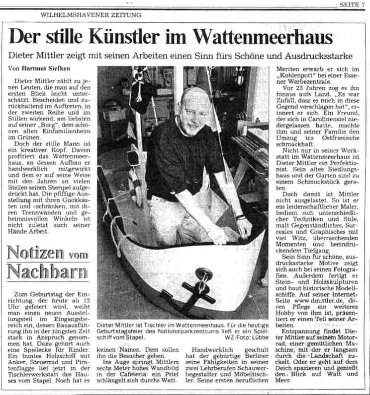 Zeitungsbericht